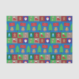 Papel Colorido de Padrão de Natal