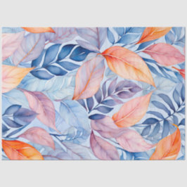 Papel Colorido Tecido de Arte Botânica