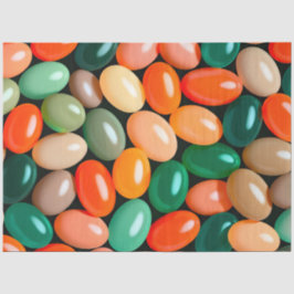 Papel Colorido Tecido de Arte do Bean