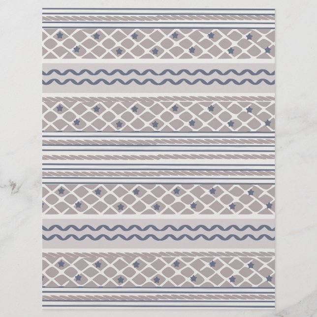Papel com padrão de linha cinza: (Frente)