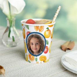 Papel com várias Frutas