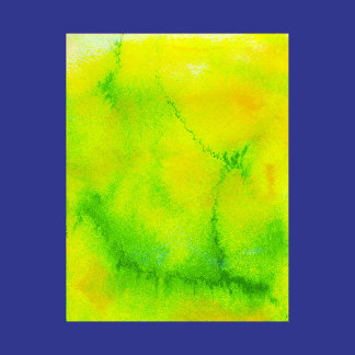 Papel de Abstrato de Cores de Água Verde e Amarelo