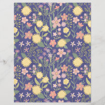 papel de álamo flores florais cor-de-rosa botânica