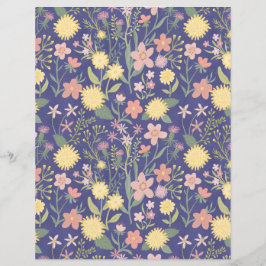 papel de álamo flores florais cor-de-rosa botânica