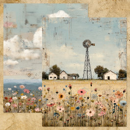 PAPEL DE ALBUM DE RECORTES DE MÍDIA MISTA COUNTRY