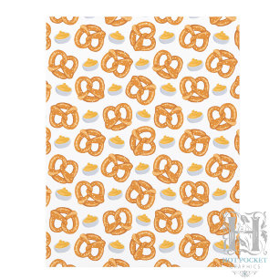 Papel de Álbum de Recortes de Pretzels e Queijo