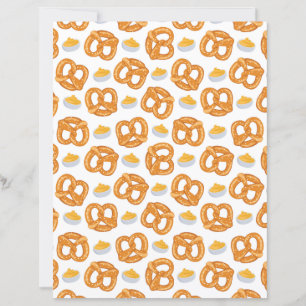 Papel de Álbum de Recortes de Pretzels e Queijo