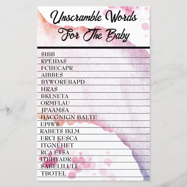 Papel de Aquarela do Ombre (Frente)