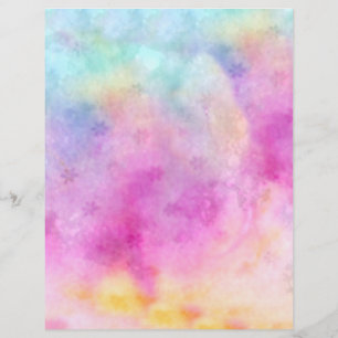 Papel de arroz pintado aguarela