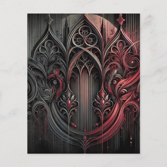 Papel de Arte Gótico Elegante (Frente)