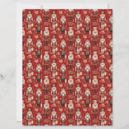 Papel de artesanato de Natal com padrão de quebra-