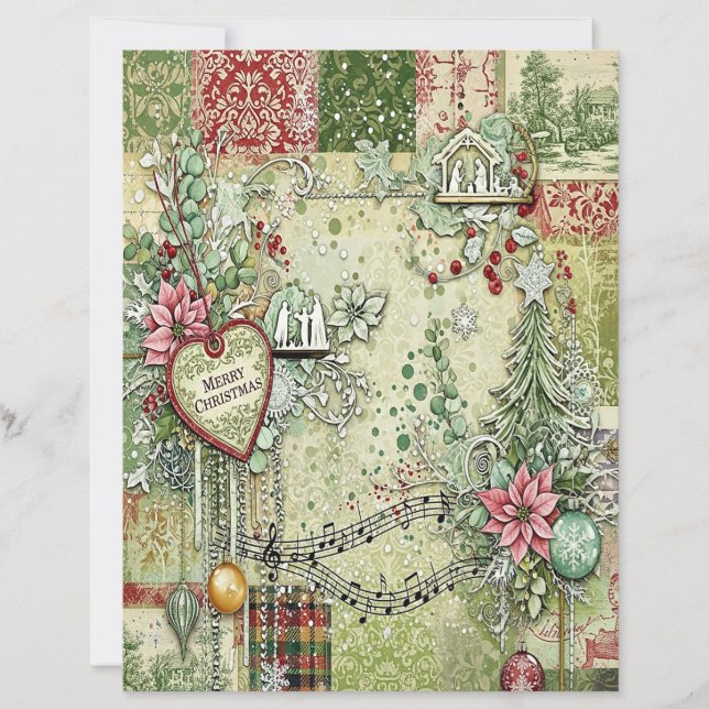 Papel de artesanato de Natal da Natividade (Frente)