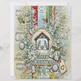 Papel de artesanato de Natal da Natividade