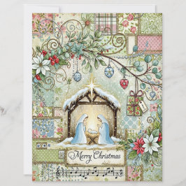 Papel de artesanato de Natal da Natividade