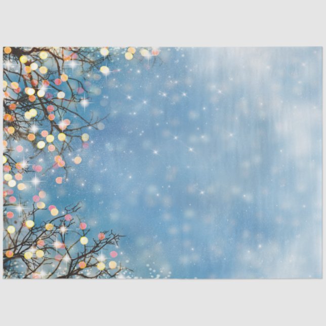 Papel de árvore de Natal brilhante (Frente )