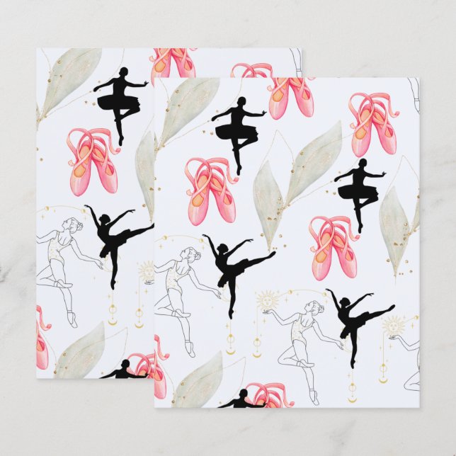 Papel de Ballerina Bastão (Frente/Verso)