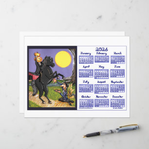 Papel de Calendário Inspirado em Sleepy Hollowing