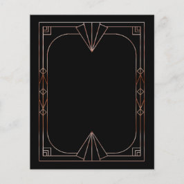 Papel de carta Art Deco