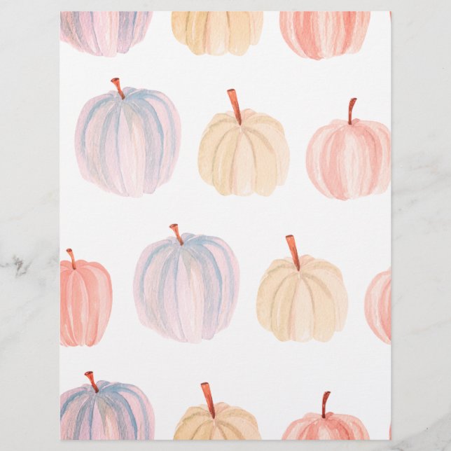 Papel de carta Bonito Pumpkin (Frente)