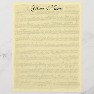 Papel de Carta da Partita de Bach