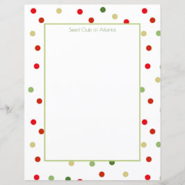 Papel de Carta de bolinhas