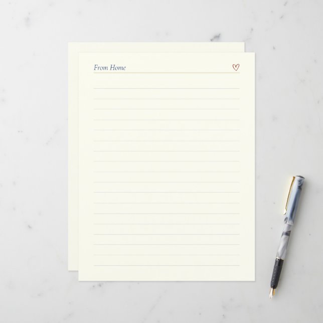 Papel de Carta de Bootcamp Cartas de Casa para Esc (Frente/Verso In Situ)