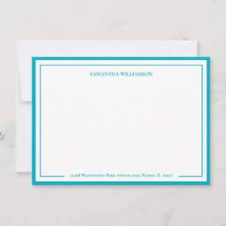 Papel de carta de Cartão de Nota Personalizado de