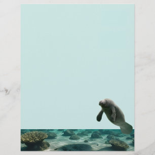 Papel de carta de Manatee