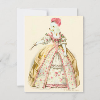 Papel de Carta de Moda Marie Antoinette