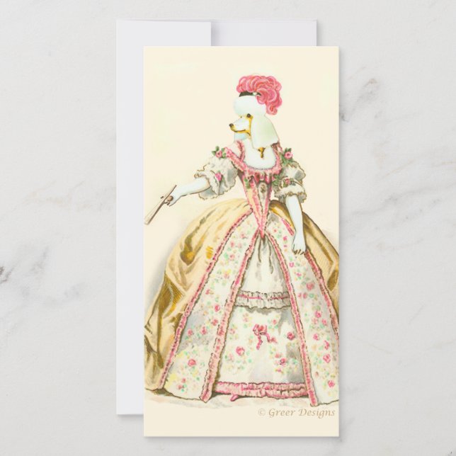 Papel de Carta de Moda Marie Antoinette (Frente)