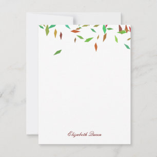 Papel de Carta do Convite Rainbow Faux Foil Confet