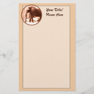 Papel de carta elefante