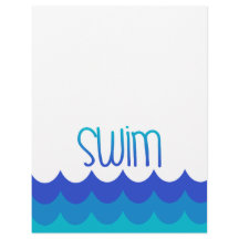 Papel de carta para o nadador