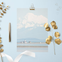 Papel de carta para paisagens montanhosas e de far