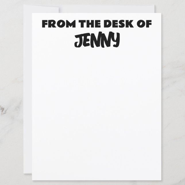 PAPEL DE CARTA PERSONALIZADO (Frente)