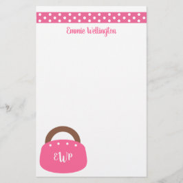 Papel de Carta Personalizado de Bolas das Bermudas