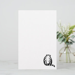 Papel de carta personalizado de papelaria para gat