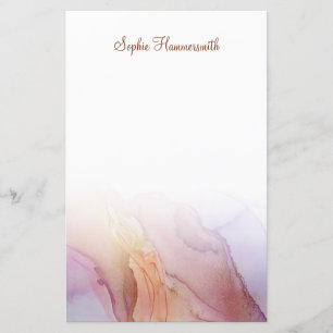 Papel de carta personalizado Elegante Abstrato