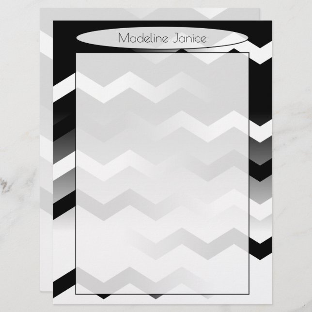 Papel de Carta Preto e Branco para Impressoras (Frente/Verso)