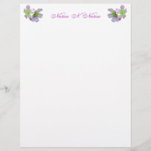 Papel de Carta Selvagem da Série Geranium