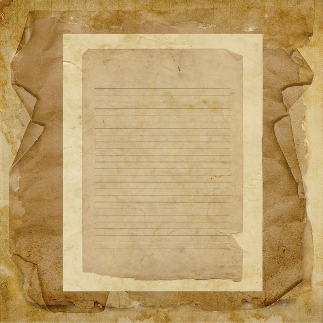 Papel de carta Vinculado à Vintage (Criador carregado)