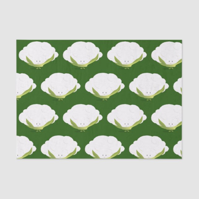 Papel de Comida de Cubo de Couve-Flor (Frente )