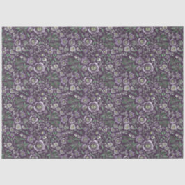 Papel de cor aquosa floral púrpura