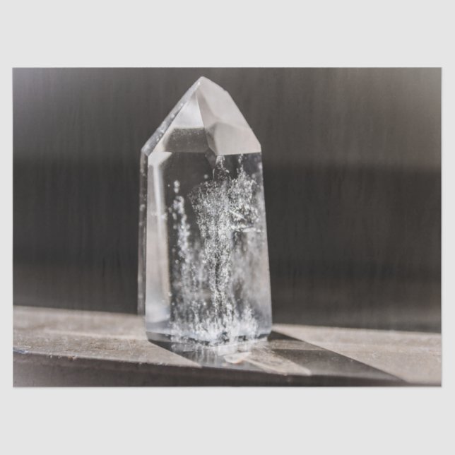 papel de cristal de quartzo (Frente )