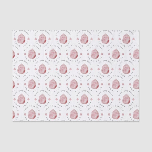 Papel de Cristal Rosa Quartz (Frente )