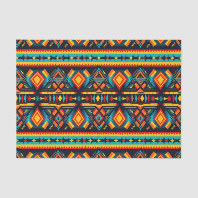 Papel de Decoupage Aztec Harmonia Aztec - Luz Sola (Frente )