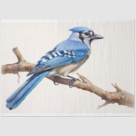Papel de Decoupage Azul - Jay 3