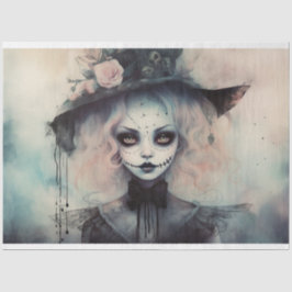 Papel de Decoupage da Spooky Girl 5