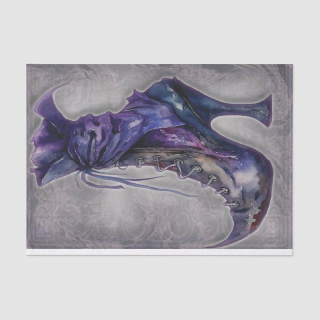 Papel de Decoupage de Arranque de Bruxas (Frente )