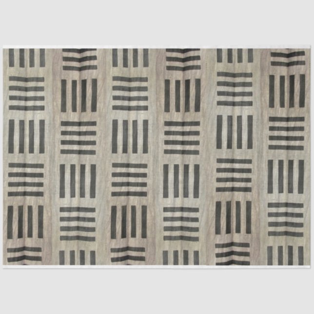 Papel de Decoupage de Mobiliário Africano (Frente )